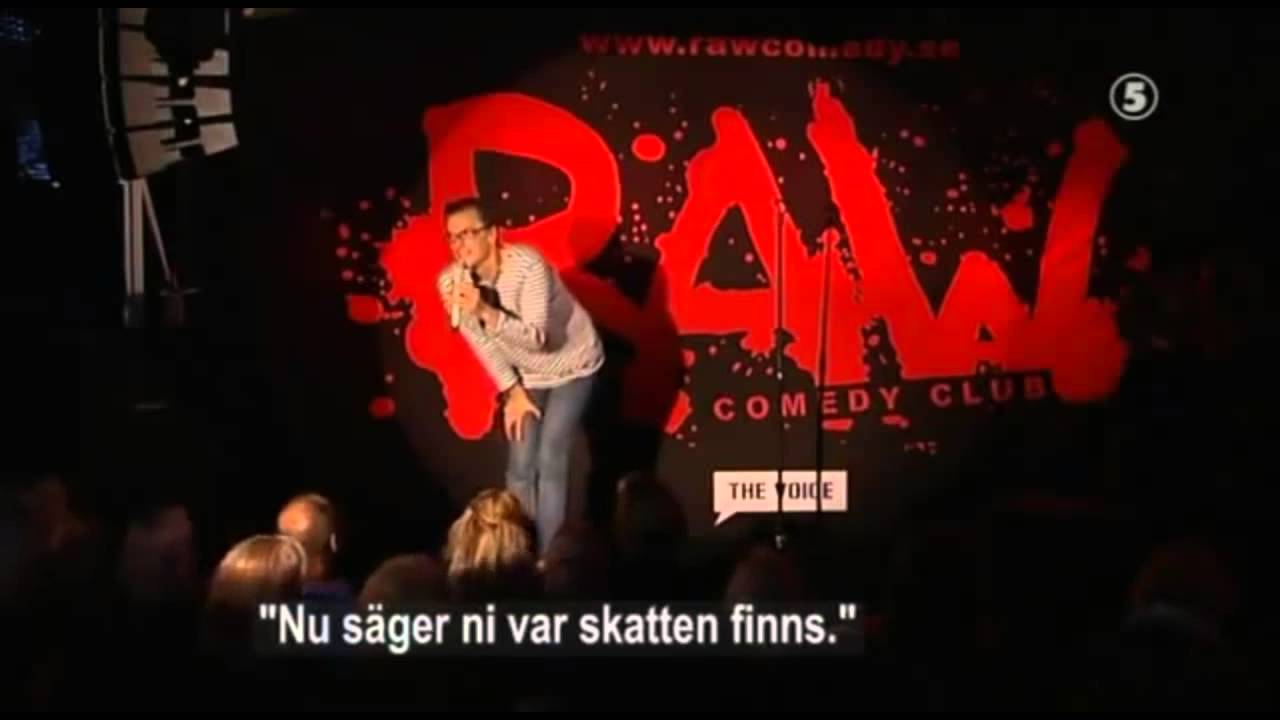 André Wickström - Treasure (klipp från RAW Comedy club 2009-12-14)