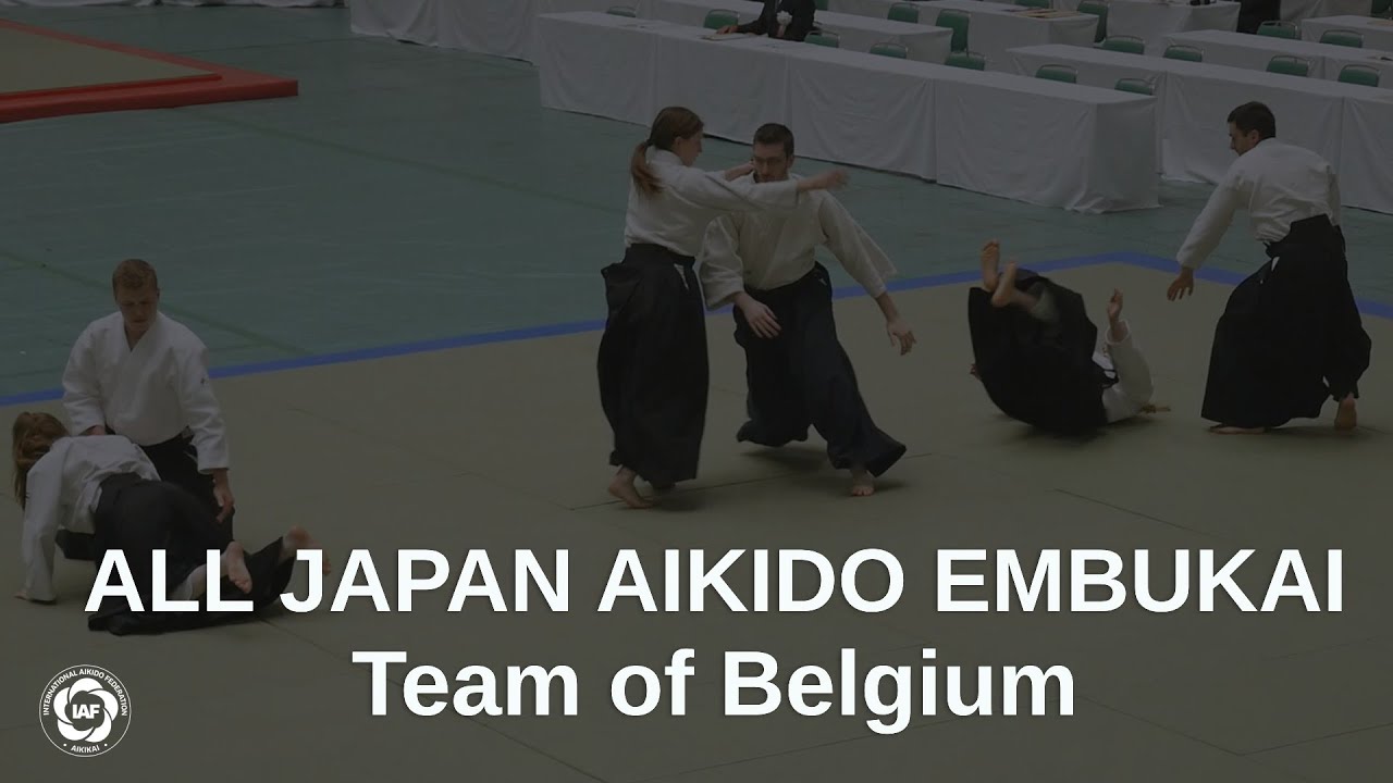 All Japan Aikido Embukai - Team of Belgium IAF Young Adults
