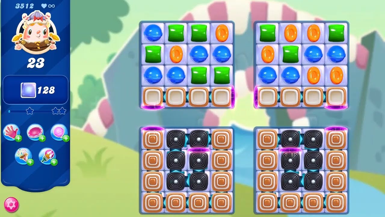Candy Crush Saga LEVEL 3512 NO BOOSTERS (new version)🔄✅