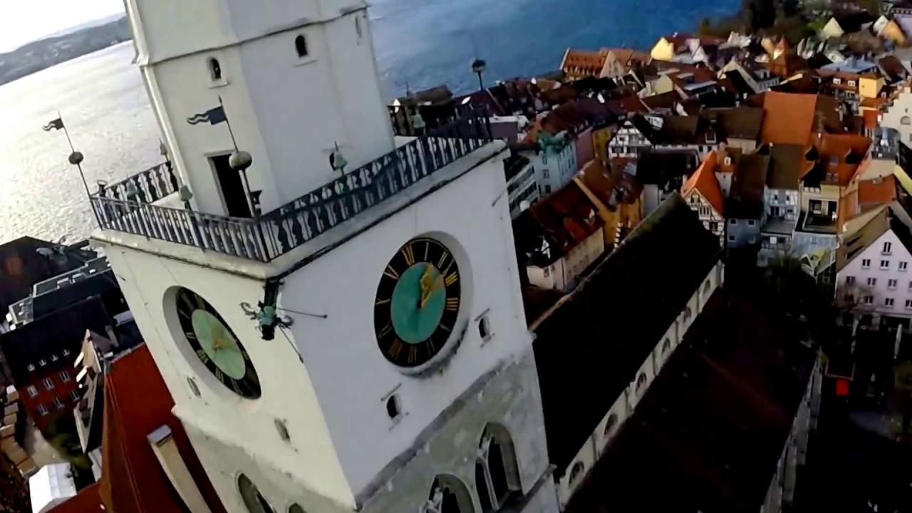 Überlingen am Bodensee von oben, Winterepisode DJI F450 GoPro