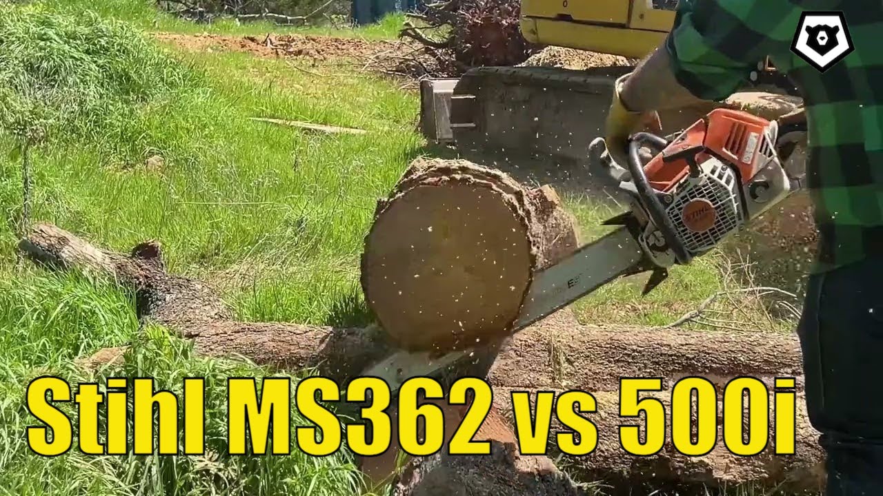 Stihl MS362 vs 500i (BarkBox & Baby C) @BuckinBillyRaySmith