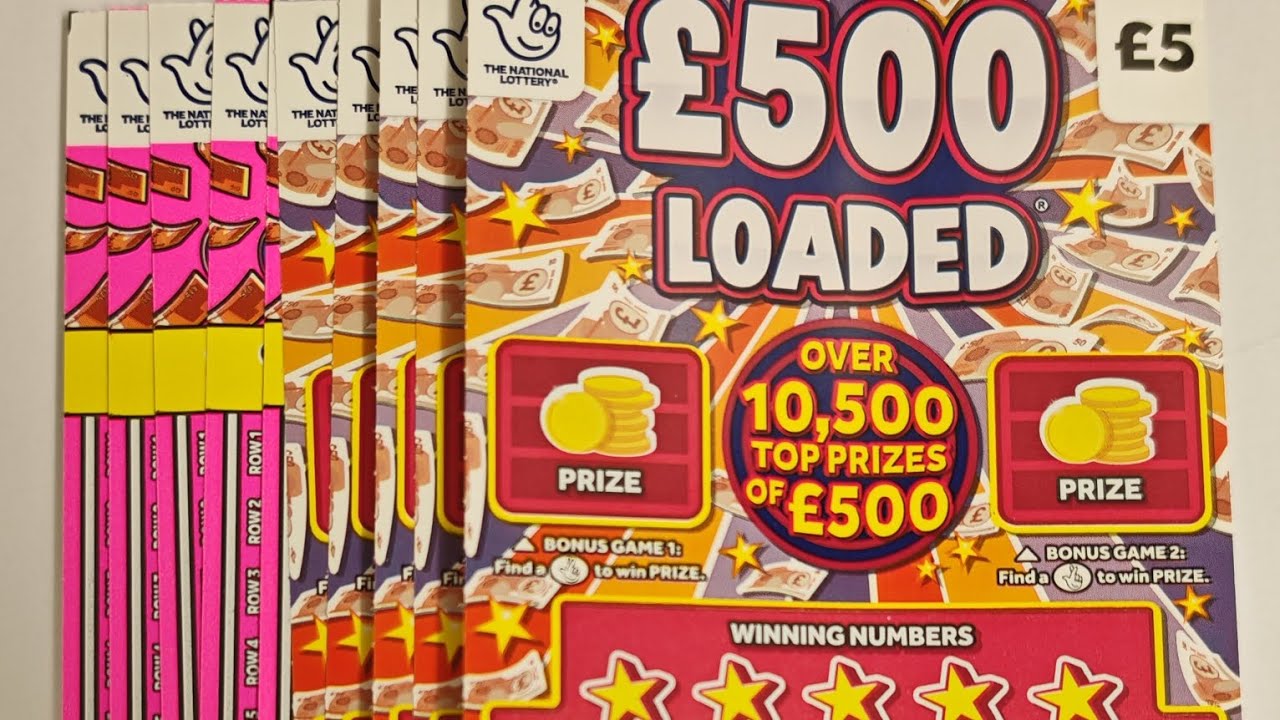 Best odds guaranteed v £500 loaded scratch cards £50 in play 