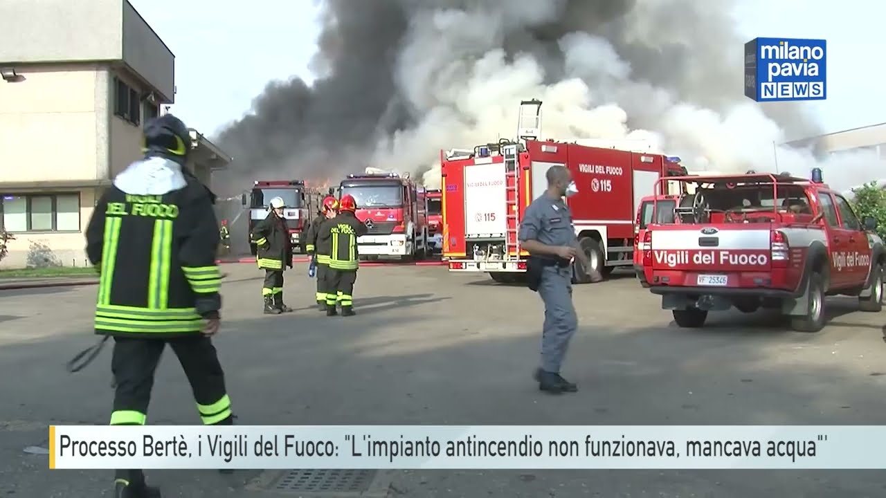 Processo Bertè, parlano i Vigili del Fuoco: 'L'impianto antincendio non funzionava, mancava acqua'