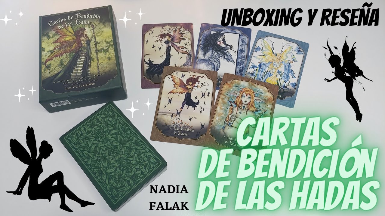 CARTAS DE BENDICIÓN DE LAS HADAS 💚 Unboxing y Reseña ✨ Nadia Falak