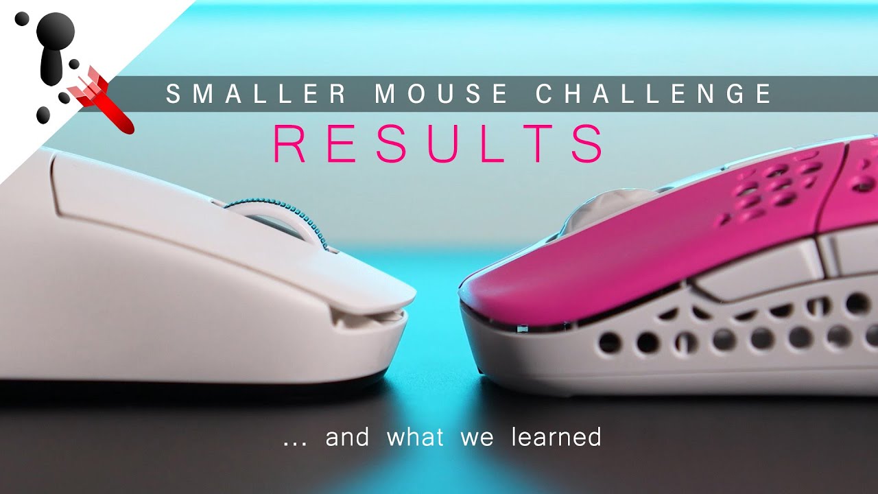 Smaller Mouse Challenge RESULTS! feat. Kile from Too Much Tech, InaNathalie and f0rest