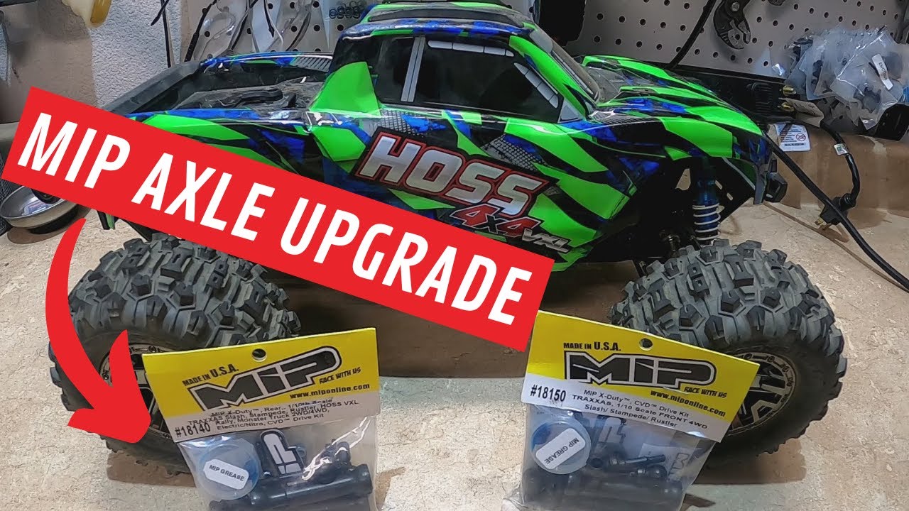 Модернизация осей Traxxas Hoss MIP X Duty