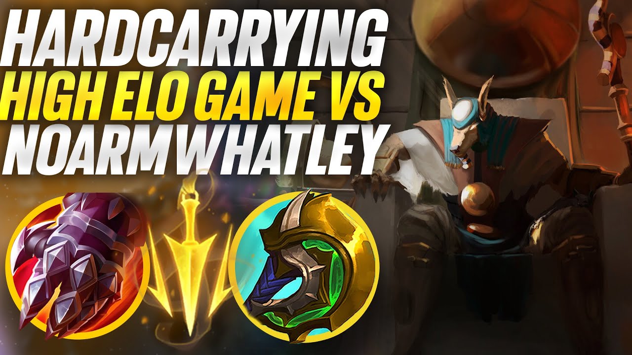 Hardcarrying high elo game vs noarmwhatley! Rank 1 Nasus | Carnarius | League of Legends