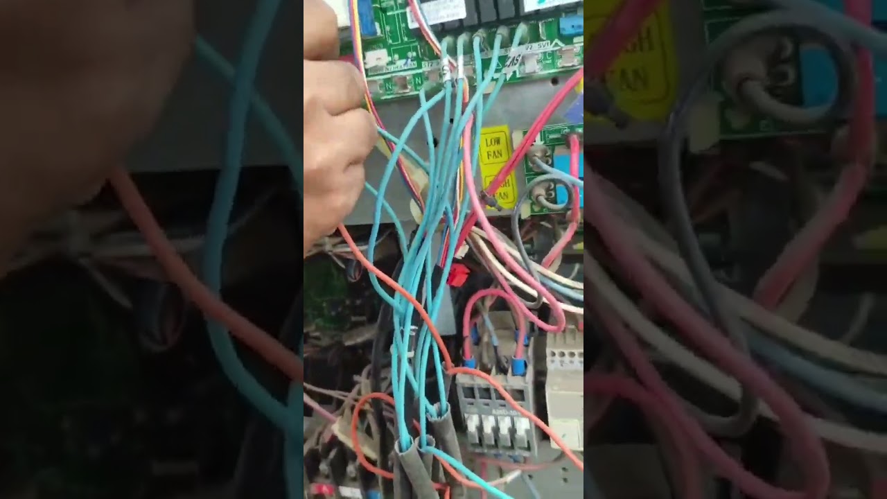 How to change IPM PCB  voltas vrf machine error H4 ,HO  solution  #airconditioner #youtube