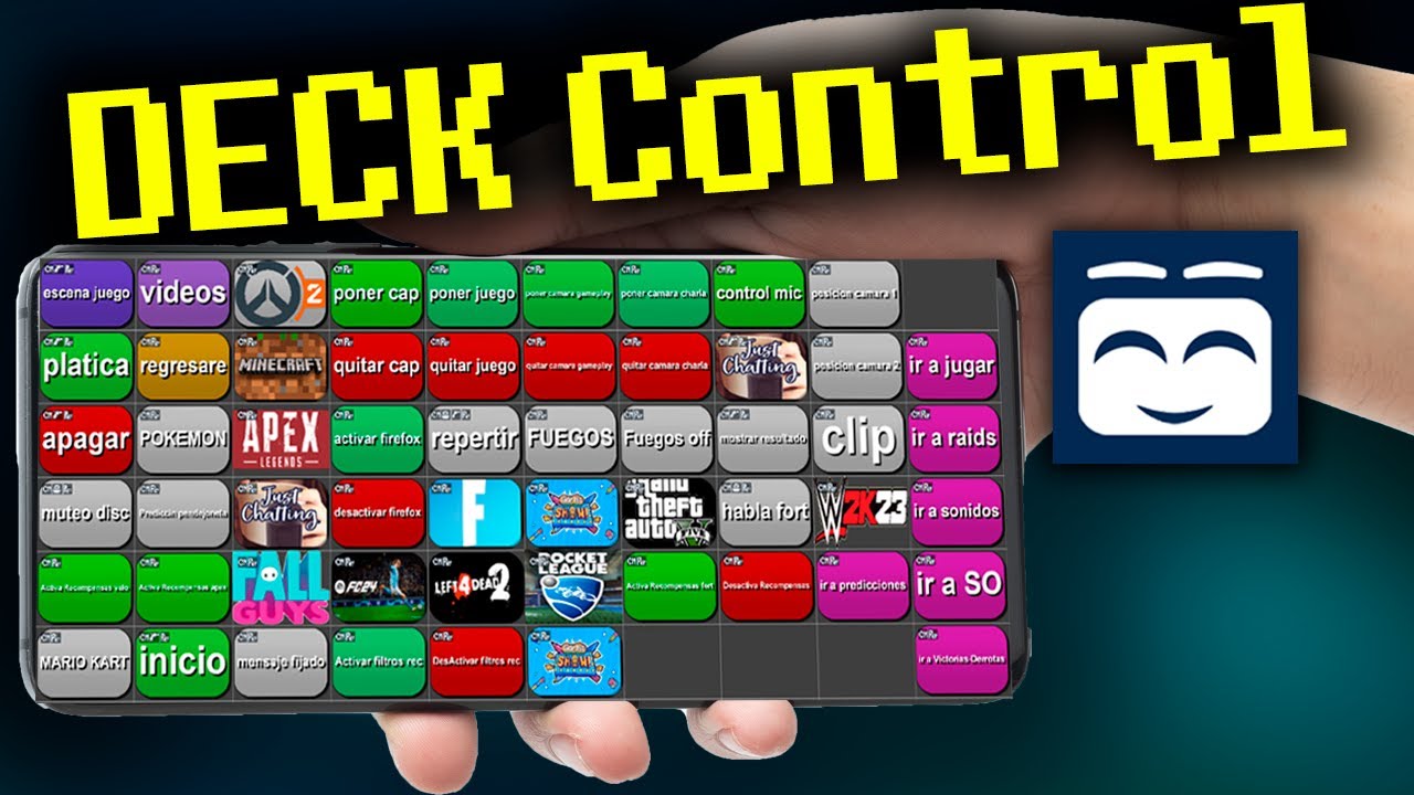 DECK PARA CONTROLAR TU STREAM EN CELULAR | Tutoriales Sammi  Tutorial Sammi Deck