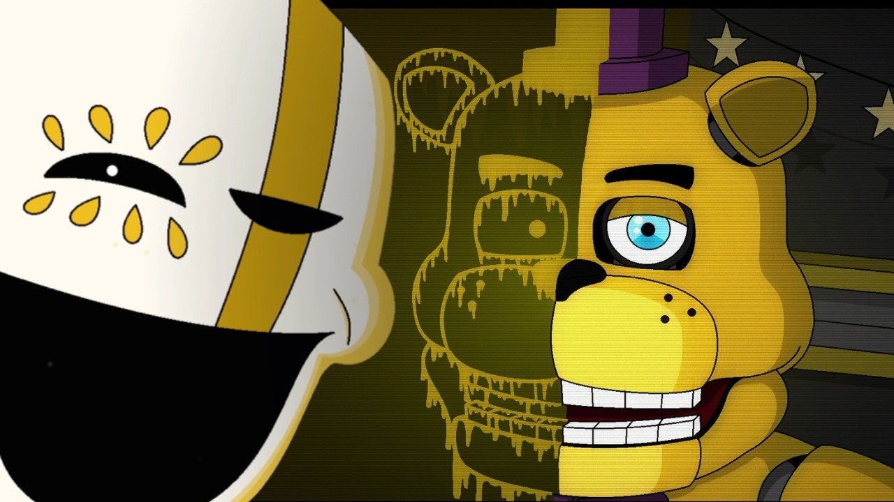 FNAF But it's Repainted In P*ss.. I Mean Gold