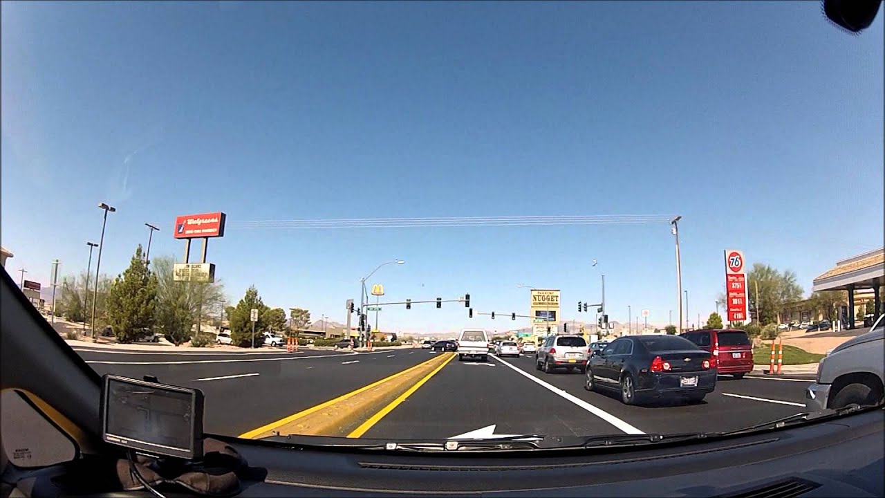 Driving through Pahrump Nevada