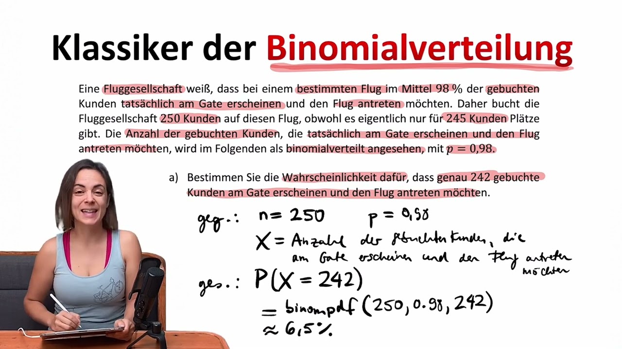 Stochastik: Binomialverteilung binompdf und binomcdf