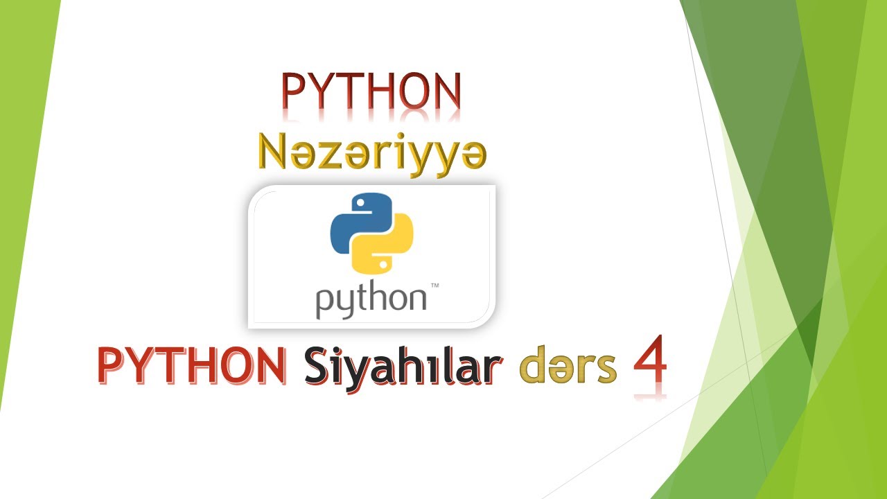 PYTHON Siyahılar, siyahıya element əlavə etmək.
