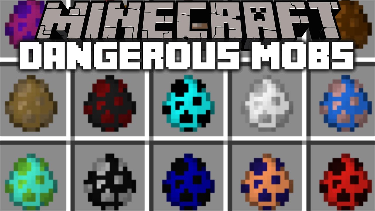 Minecraft DANGEROUS ZOO ANIMALS MOD / FIGHT OFF THE DANGEROUS CARNIVOROUS MONSTERS !! Minecraft