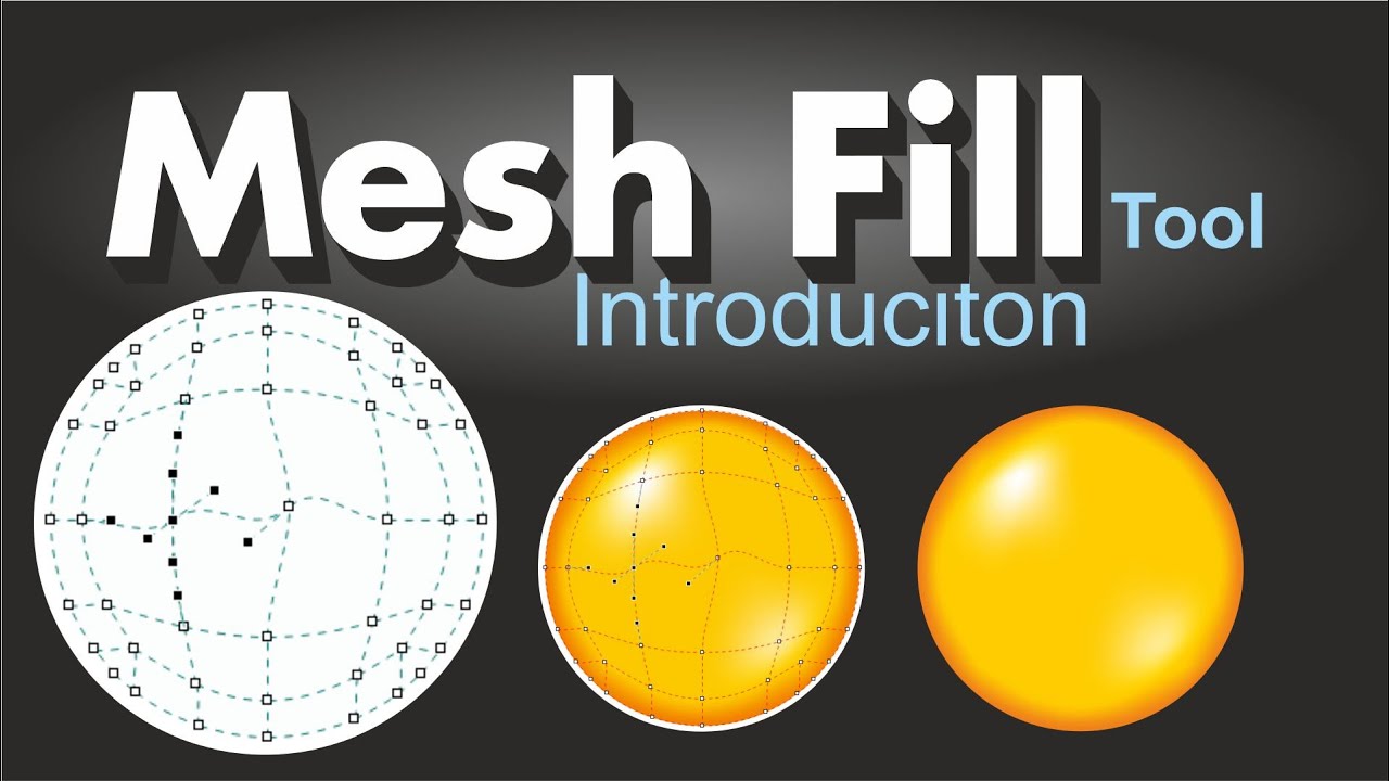 colour blending - with mesh tool - in coreldraw 2020 - hindi / urdu