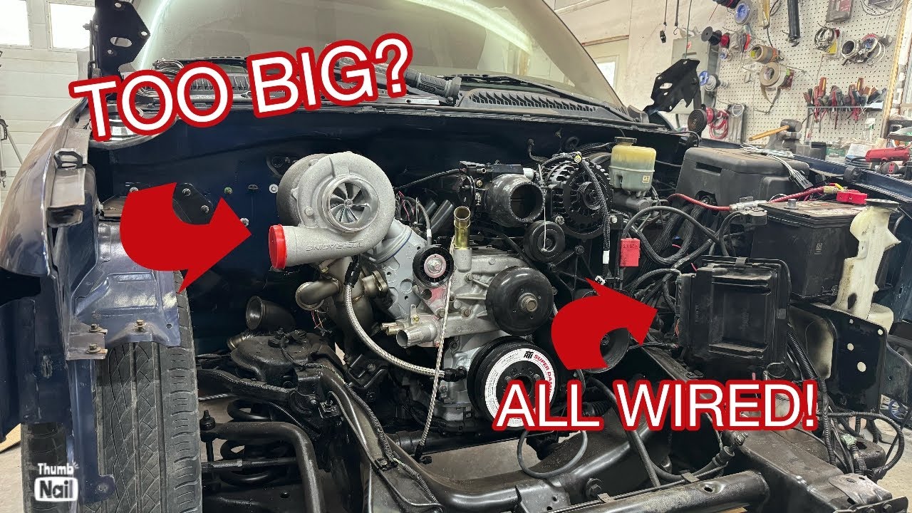Installing Huron Speed Turbo kit, Terminator X Max, And Integrating Silverado Harness.