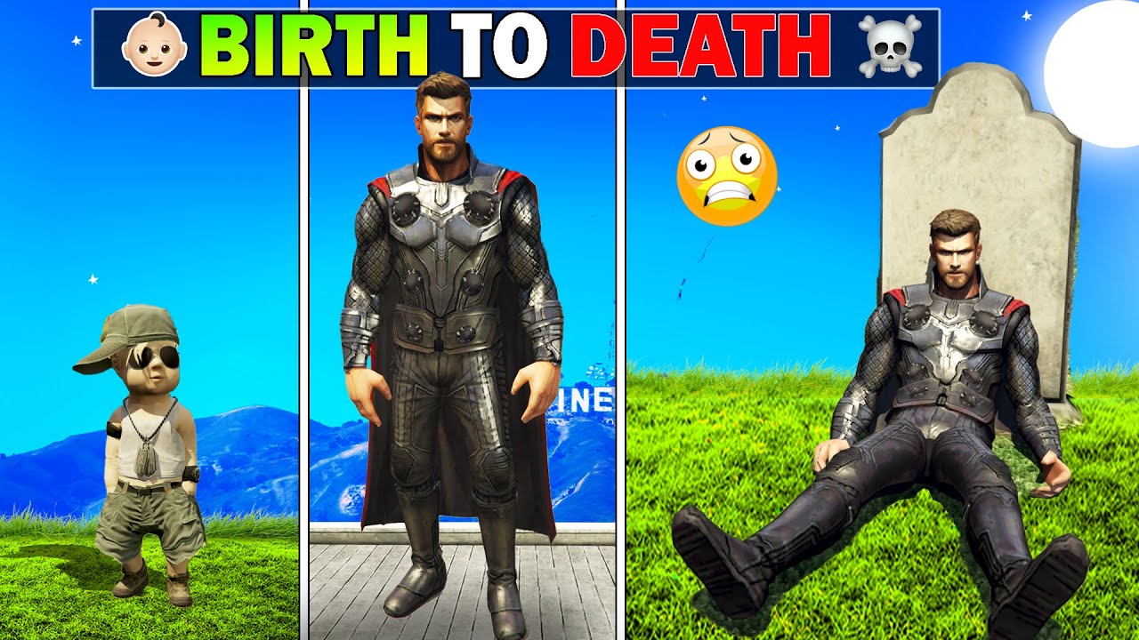 THOR Birth to Death in GTA 5!