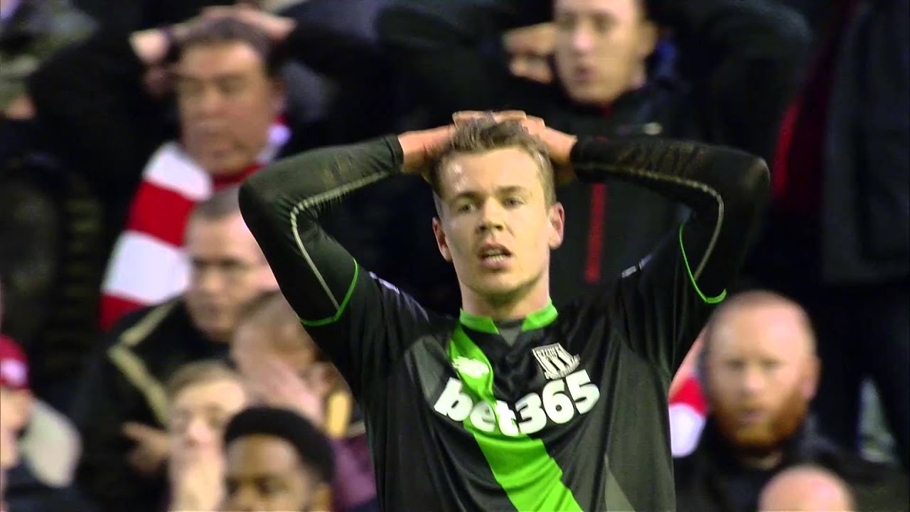 Liverpool 0 Stoke City 1 aet (1-1 agg, 6-5 pens) (Capital One Cup 2015/16)