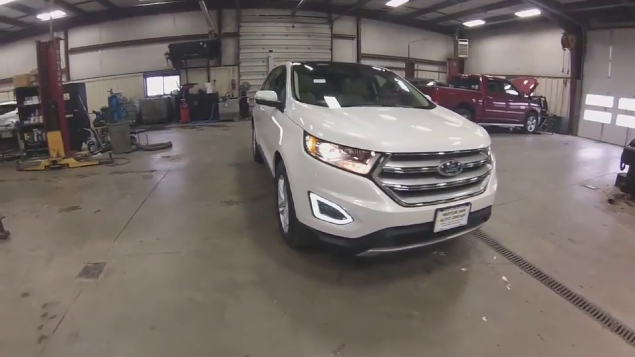2018 White Ford Edge SEL 4x4 EcoBoost FT6370 Motor Inn Auto Group