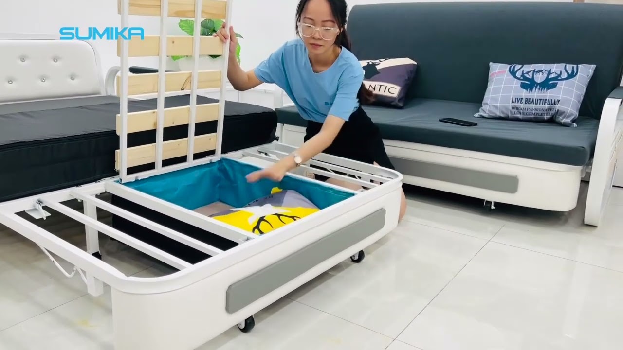 Ghế Sofa thành giường cao cấp Sumika SKB120 - 0934-075-106
