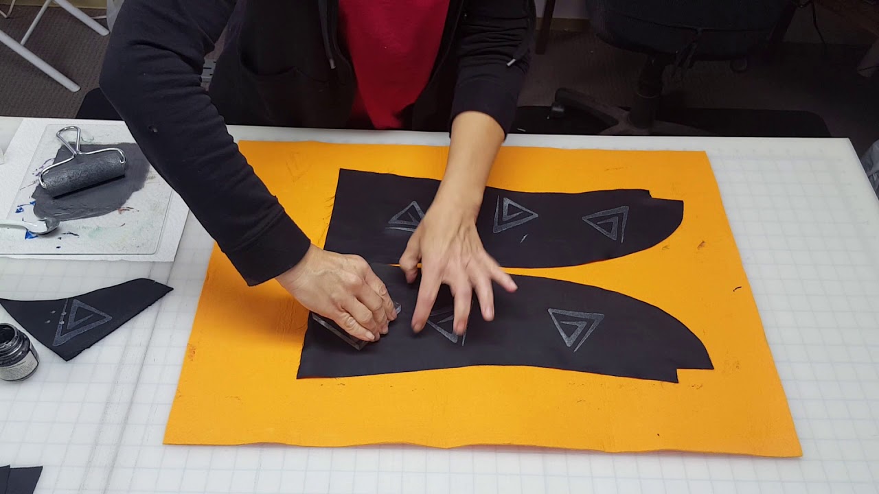 Stamping on Fabric with Dana Marie
