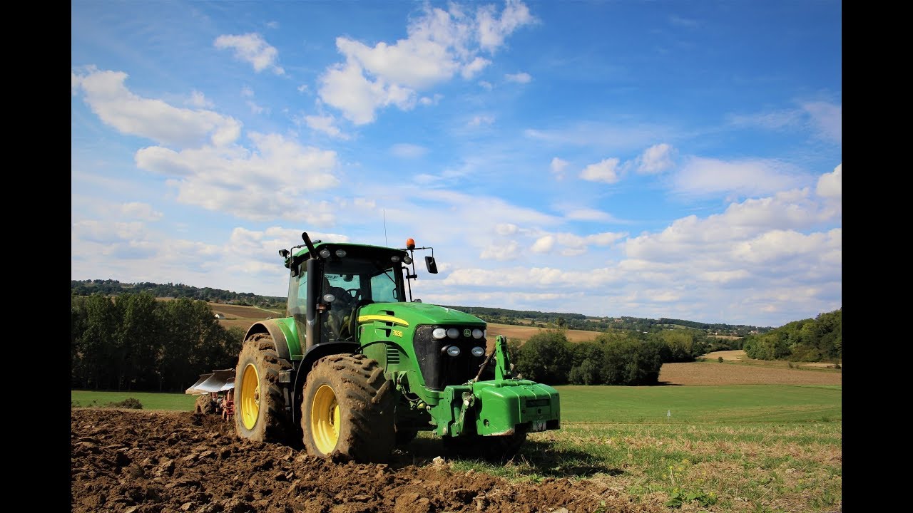 Labour 2017 | John Deere 7930 | Grégoire Besson 6 corps [ DJI - CANON ]