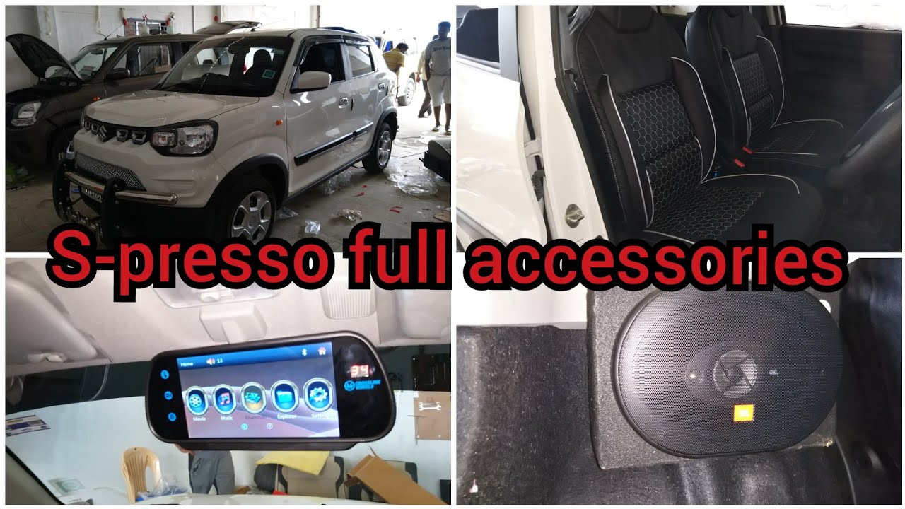 Suzuki #S-presso Full Accessories Modifications | Interior And Exterior | @automotivetamil