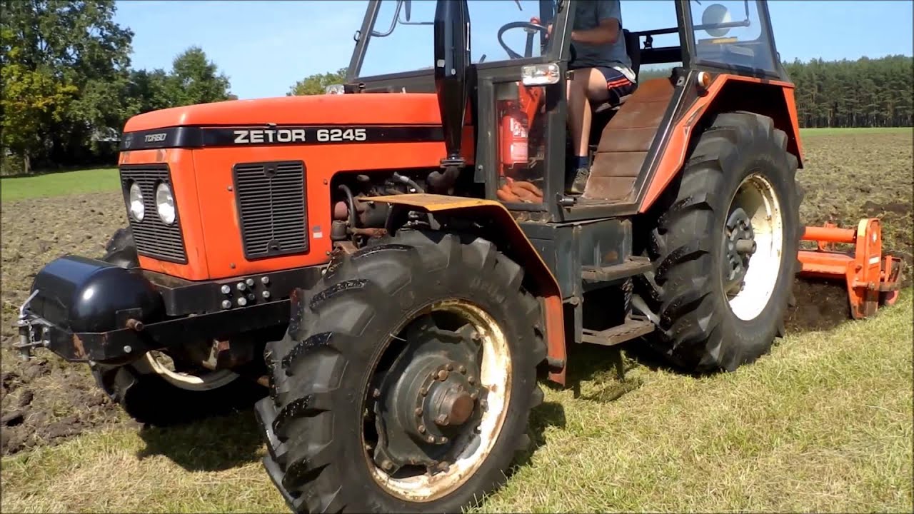 Glebogryzarka Howard.  Zetor 6245