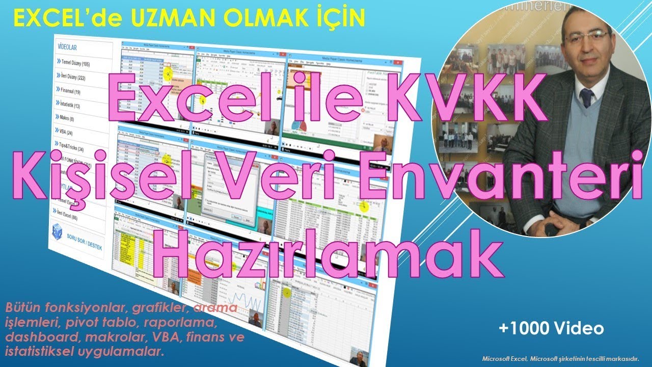 Excel ile KVKK - Kişisel Veri Envanteri Hazırlama