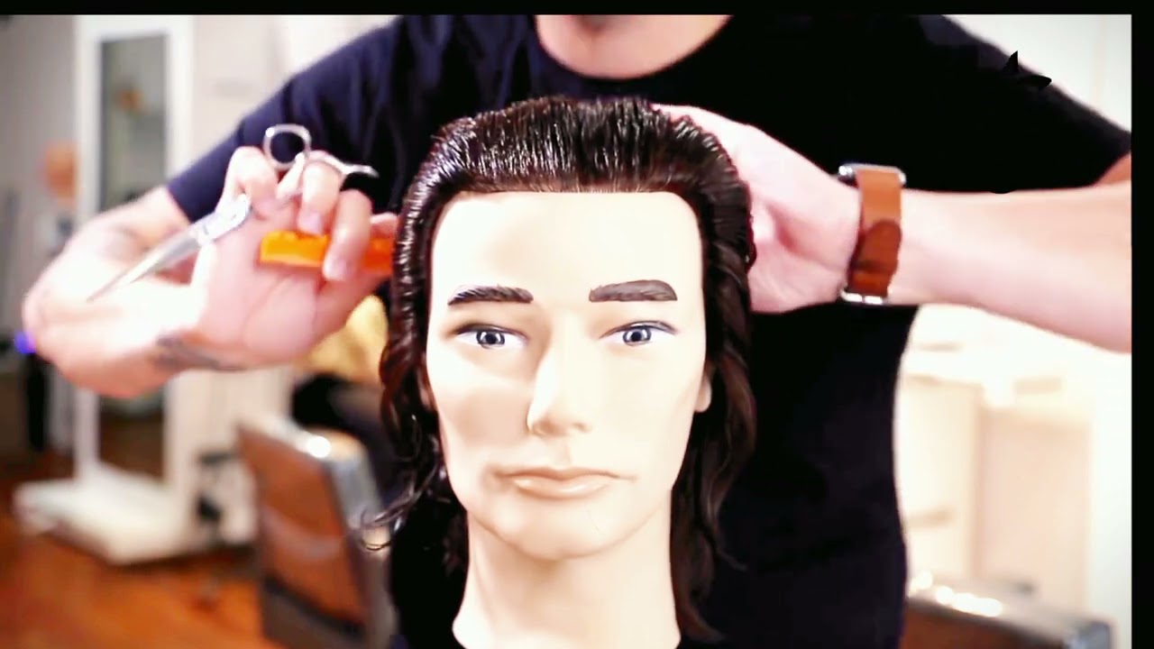 Long Layered Mens HaircutTutorial