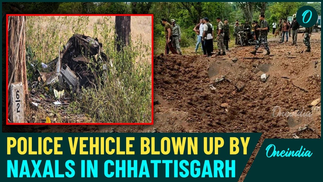 Chhattisgarh Naxal Attack: 8 Jawans Of District Reserve Guards Killed After Vehicle Blown Up By IED