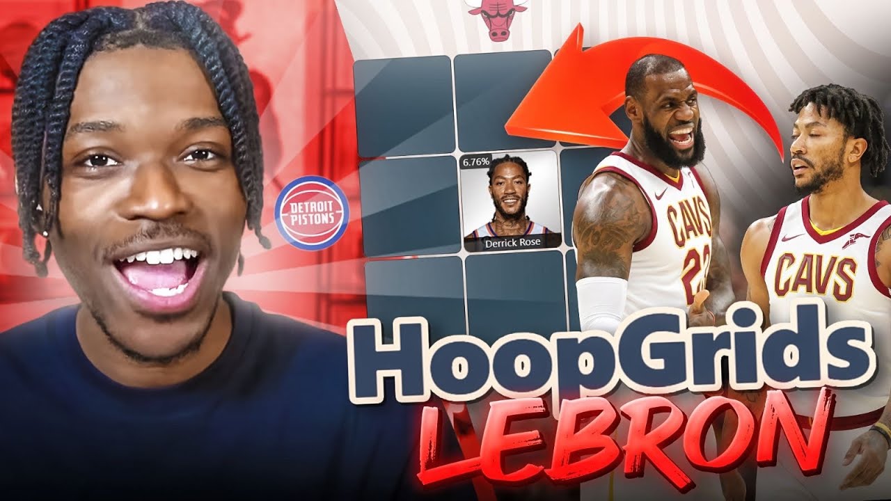 HoopGrids but Everyone Had To Be Lebron’s Teammates