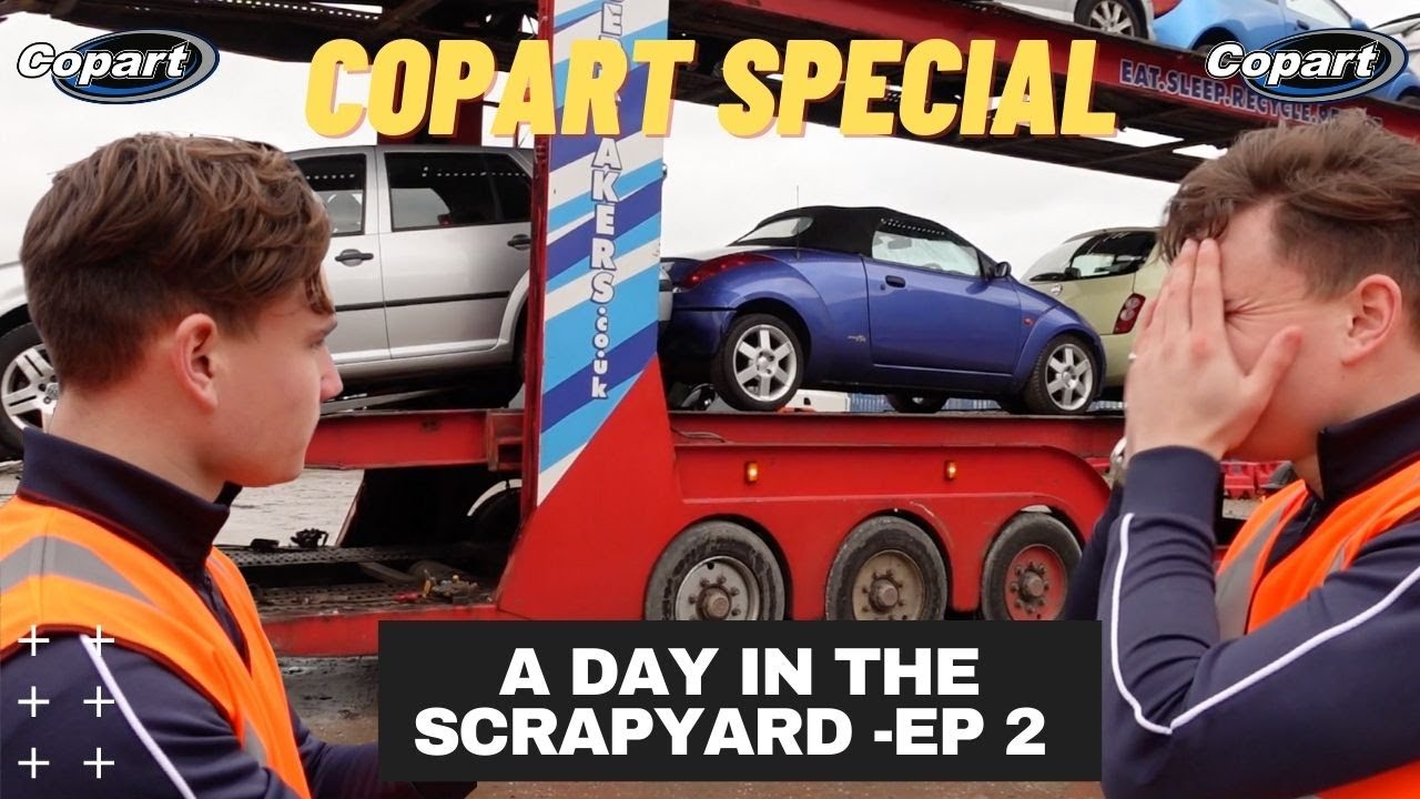 A DAY IN THE SCRAPYARD EP 2 - COPART SPECIAL + New supercar???