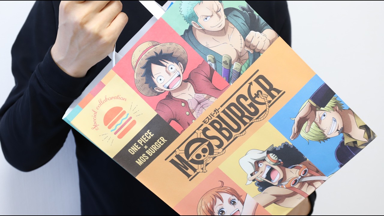 One Piece Lucky Bag Unboxing Mos Burger 2025 Chopper Bottle is So Cute!