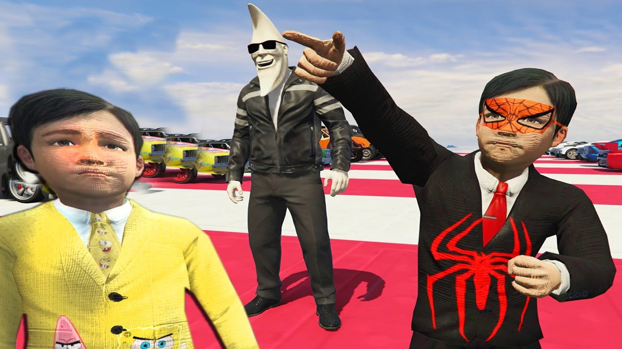 Afacan Çocuk Örümcek Çocuk Olmak İçin Ay Adamın Yanına Gider (GTA 5 Hikaye Modu)