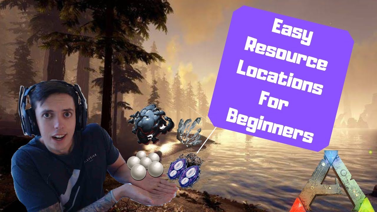 Ark Ragnarok: Easy Resource Locations For Beginners!! 2019