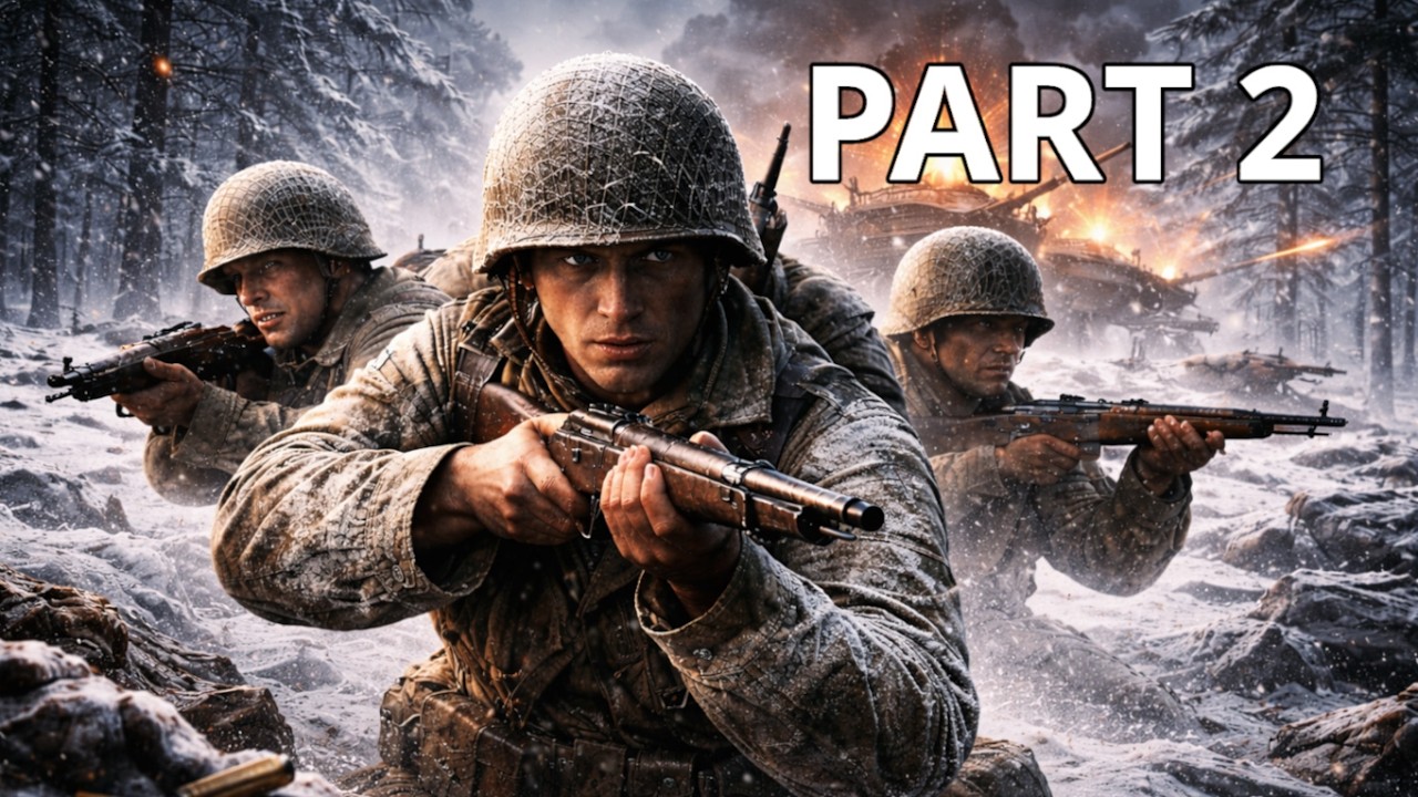Medal of Honor: Allied Assault Spearhead Gameplay - Part 2 (Battle of the Bulge) | No commentary