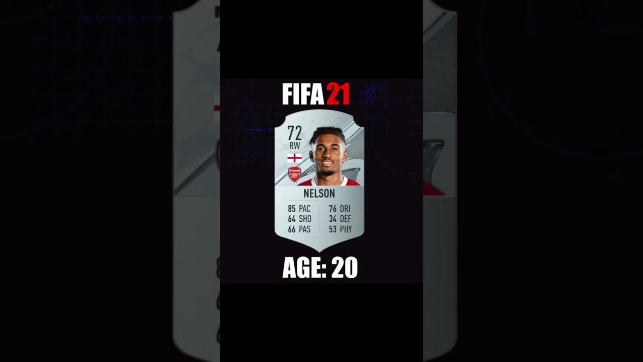 Reiss Nelson FIFA Evolution #fifa23 #shorts