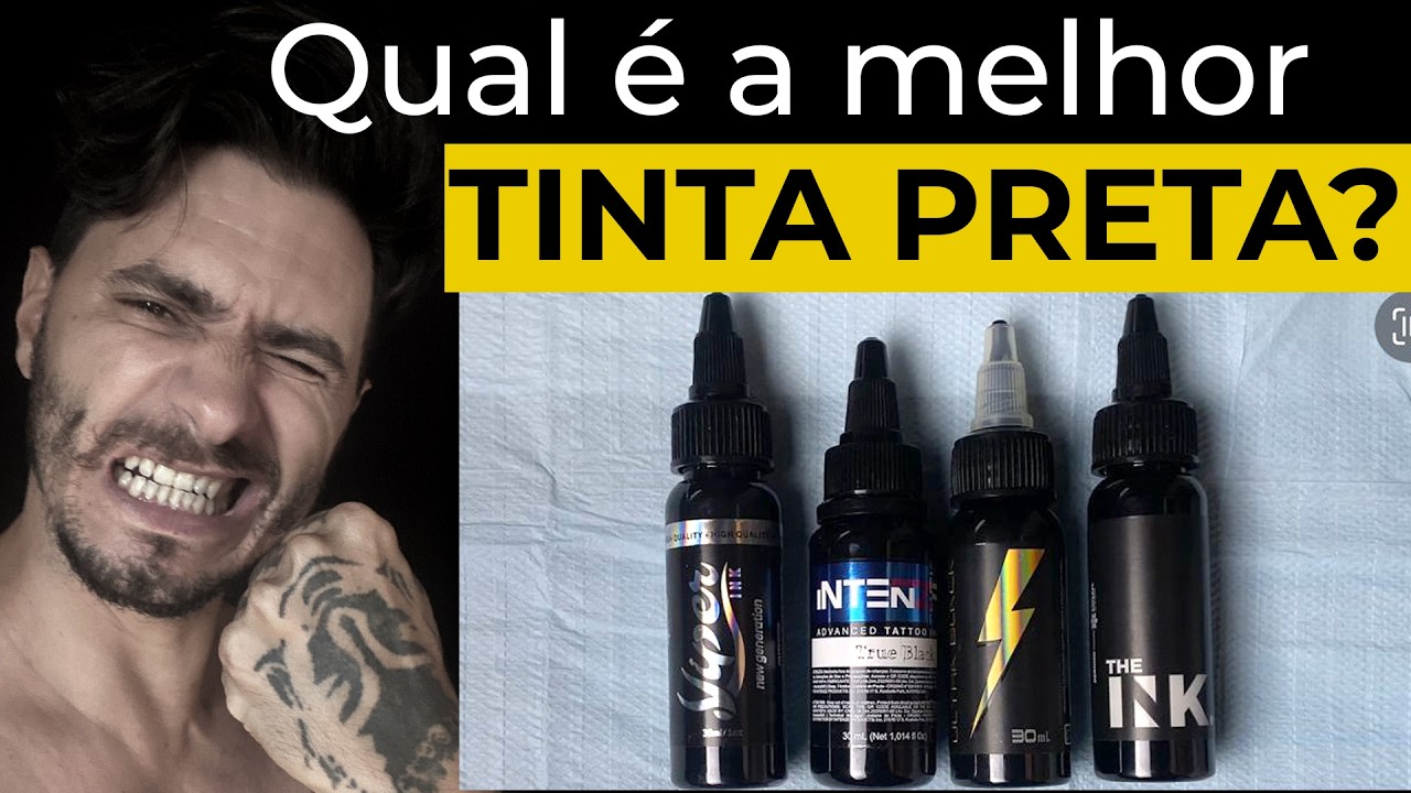 Qual a melhor tinta preta para tattoo?