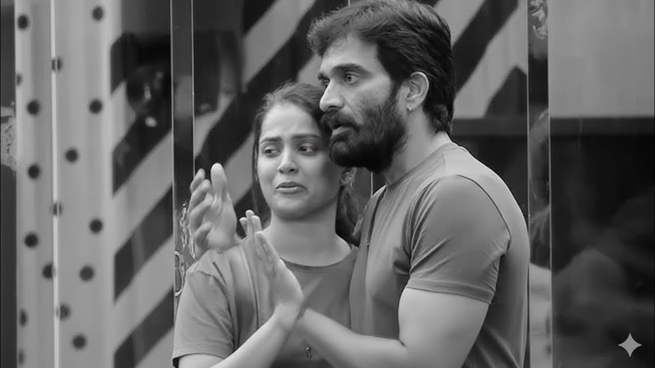 Thanuja vs  bharani  main reason #trending #biggboss#viralvideo 