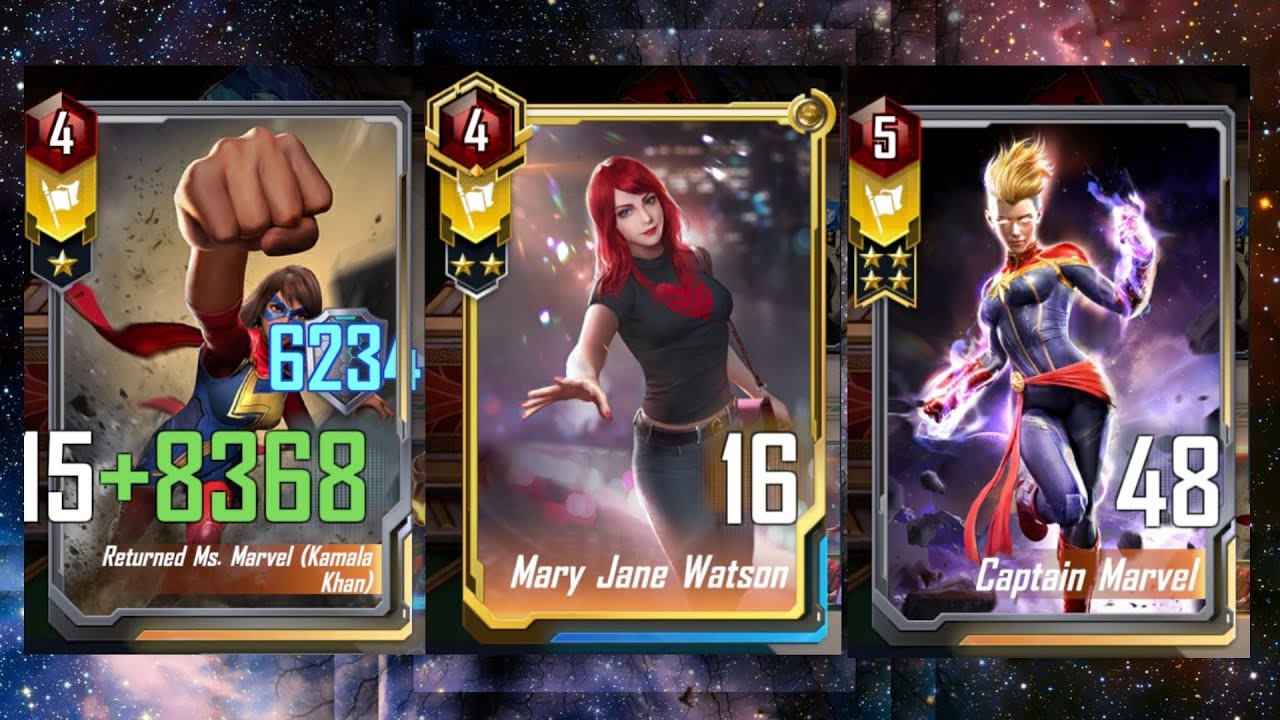 Ms Marvel Kamala Khan Mary Jane Captain Marvel Unity Marvel Duel