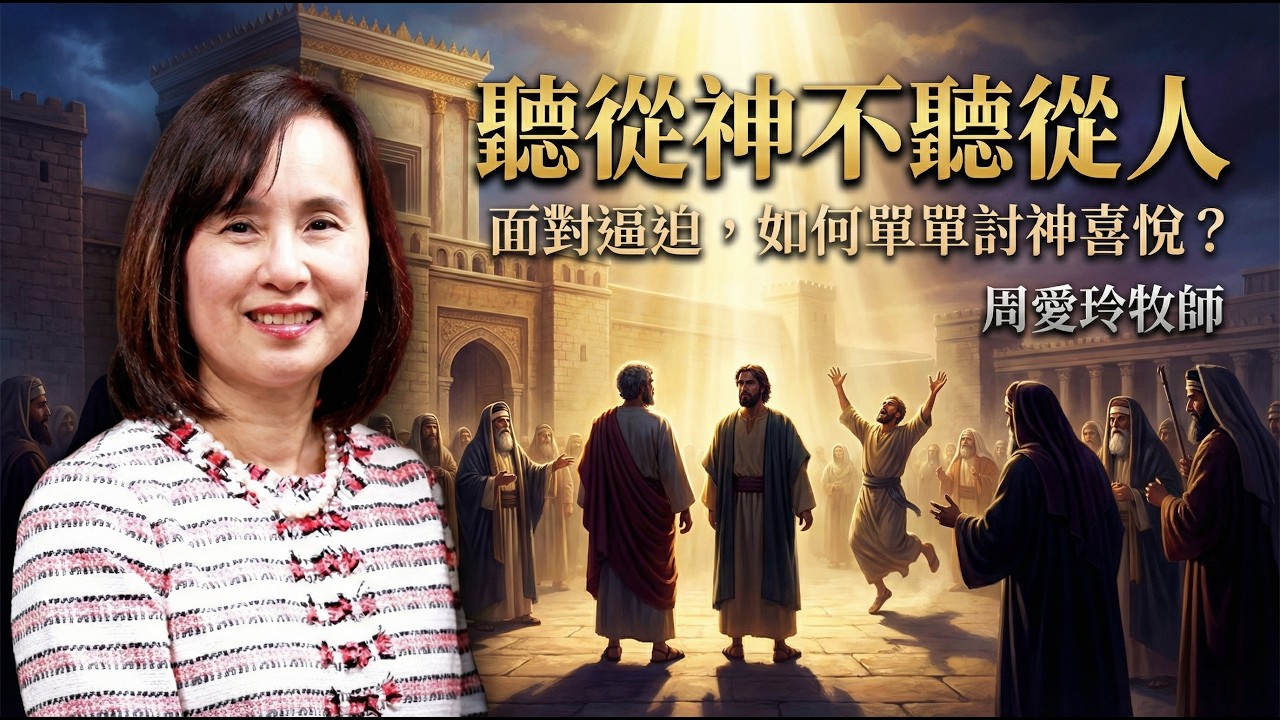 「聽從神不聽從人」：面對逼迫，如何單單討神喜悅？
