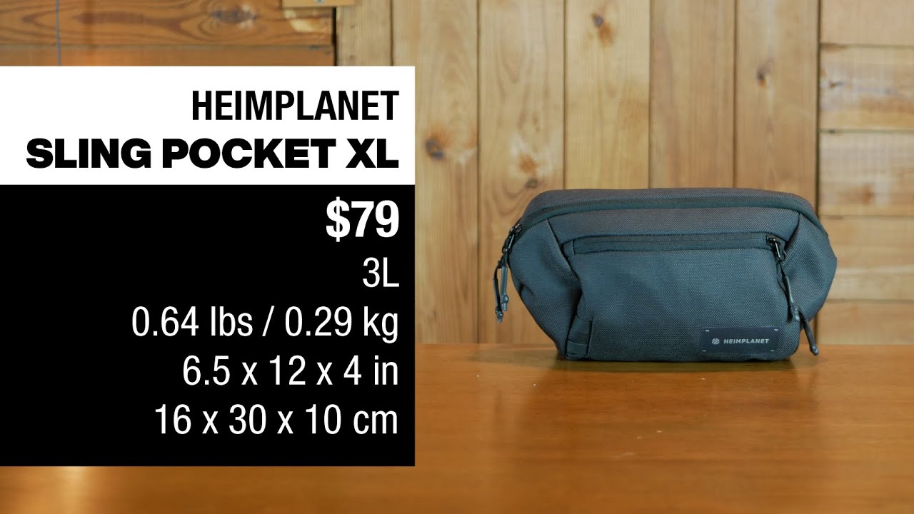 HEIMPLANET TRANSIT LINE SLING POCKET XL V1: my favorite and most used sling of 2020.