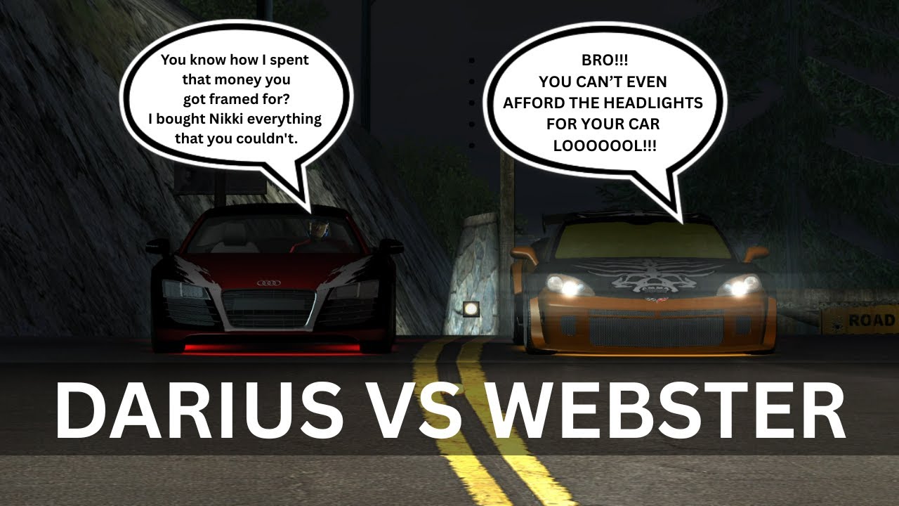 WEBSTER (BLACKLIST 5) vs DARIUS FINAL BOSS I NFS Most Wanted vs Carbon