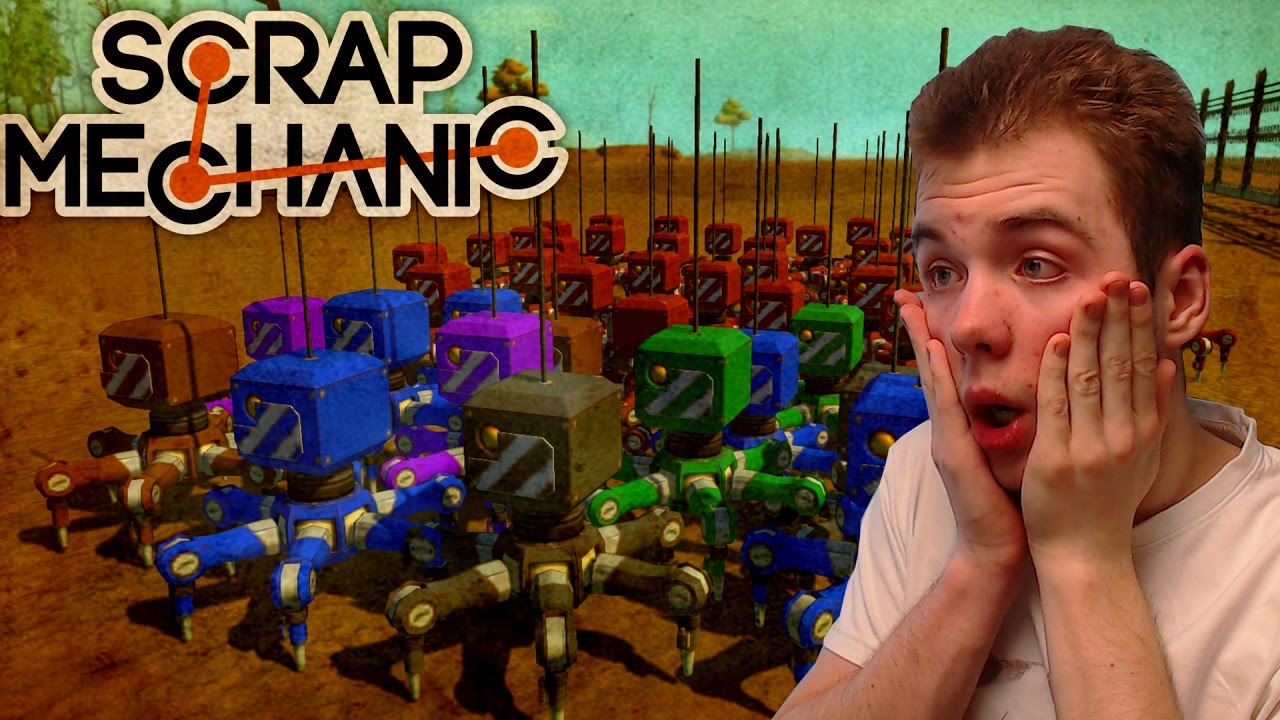 UCIEKAMY PRZED ARMIĄ ZOMBIE ROBOTÓW!  | SCRAP MECHANIC #255