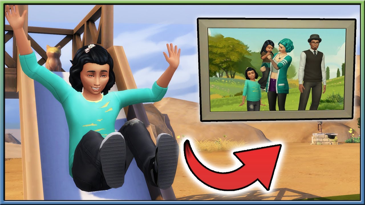 SLIDE Into Functional Portraits! | The Sims 4 (Ravasheen Mods)