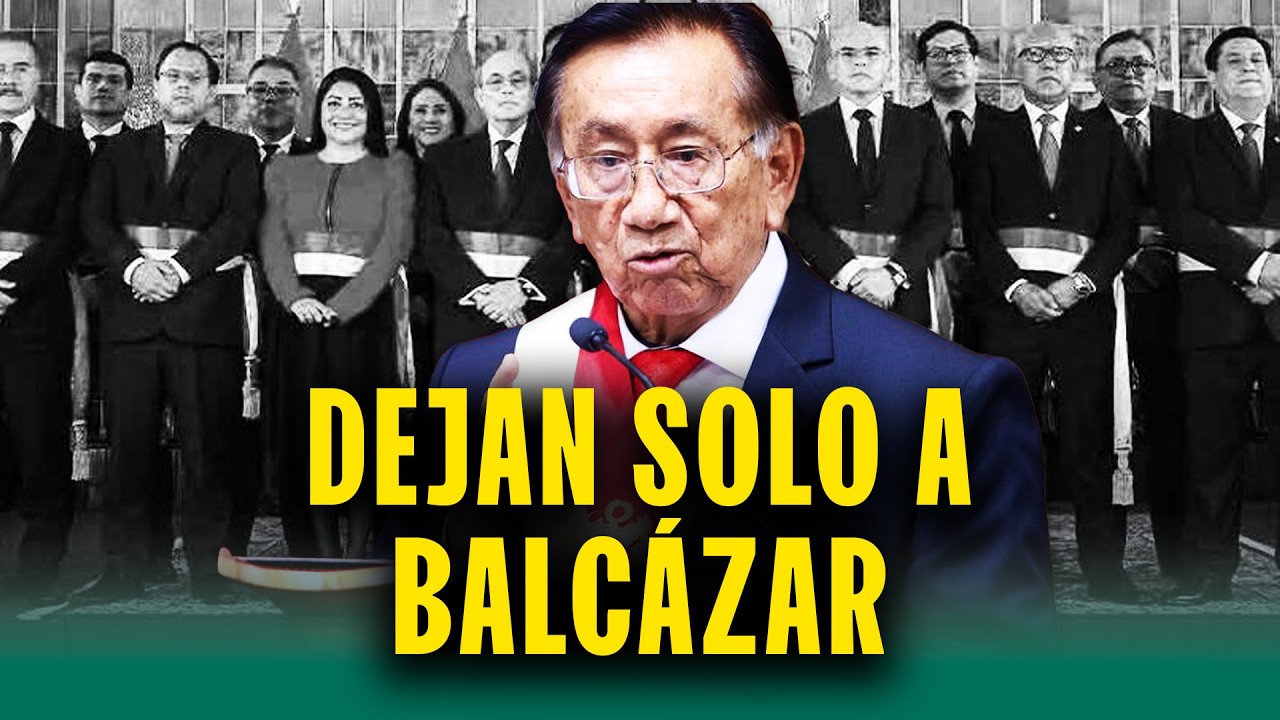 Ministros renuncian tras toma de mando de José María Balcázar como presidente del Perú