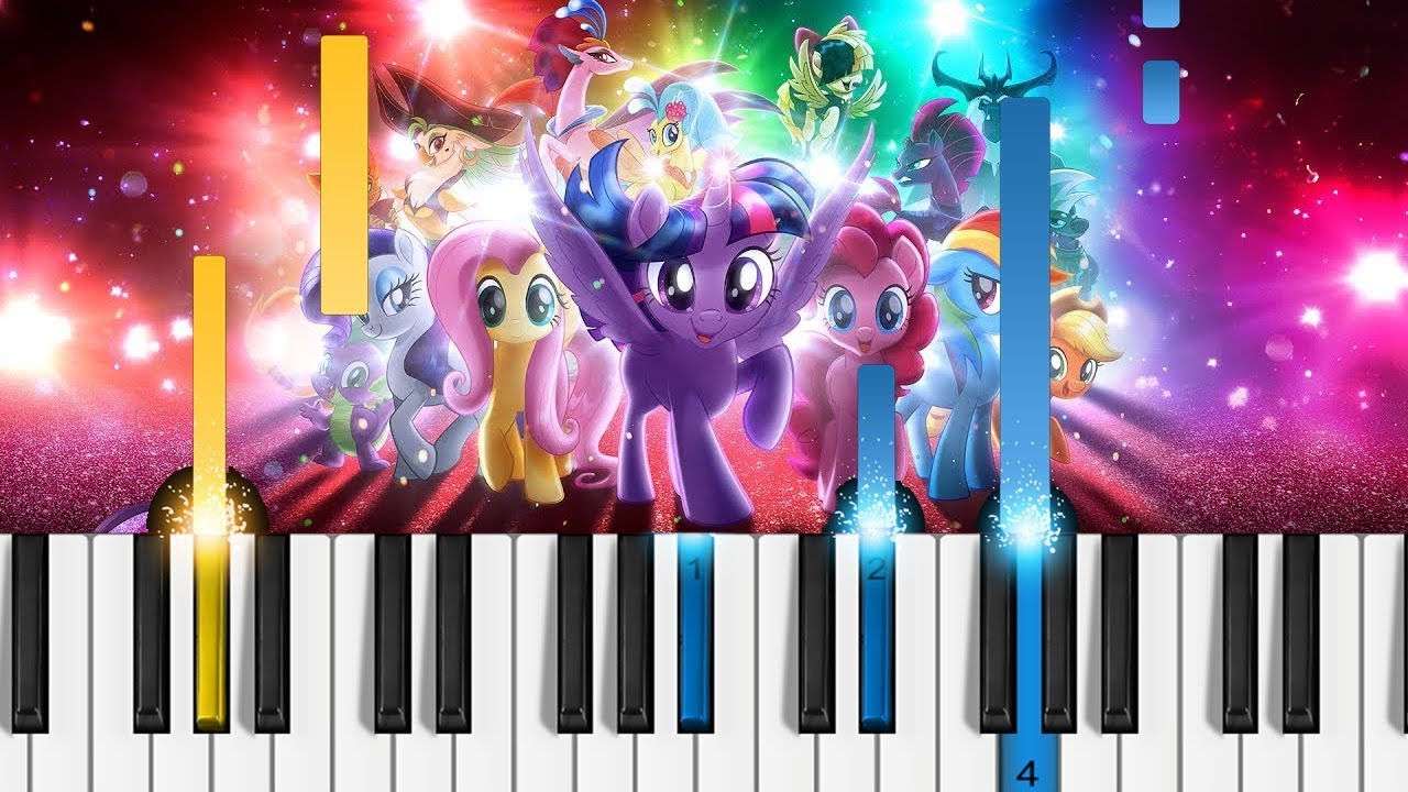 Sia - Rainbow - Piano Tutorial - My Little Pony: The Movie OST