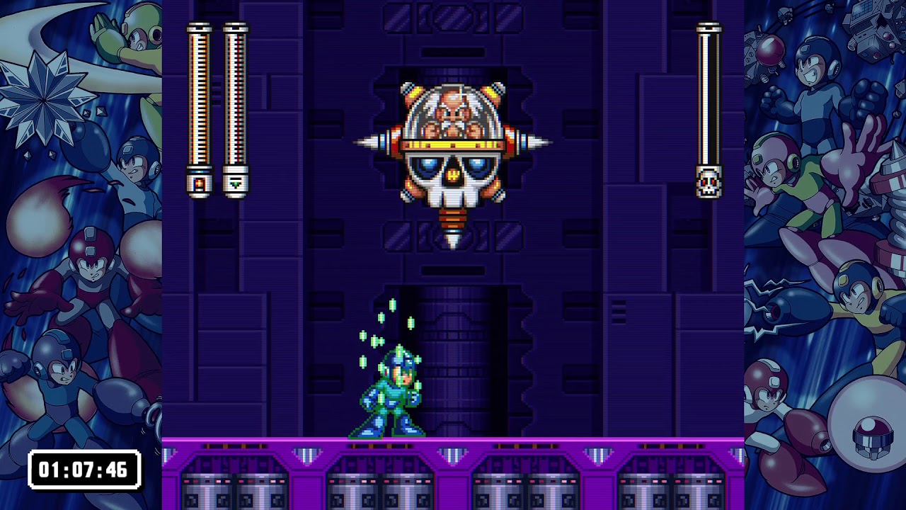 Mega Man Legacy Collection 2 - MM7 Wily Machine 7 Gold (easy-ish method)