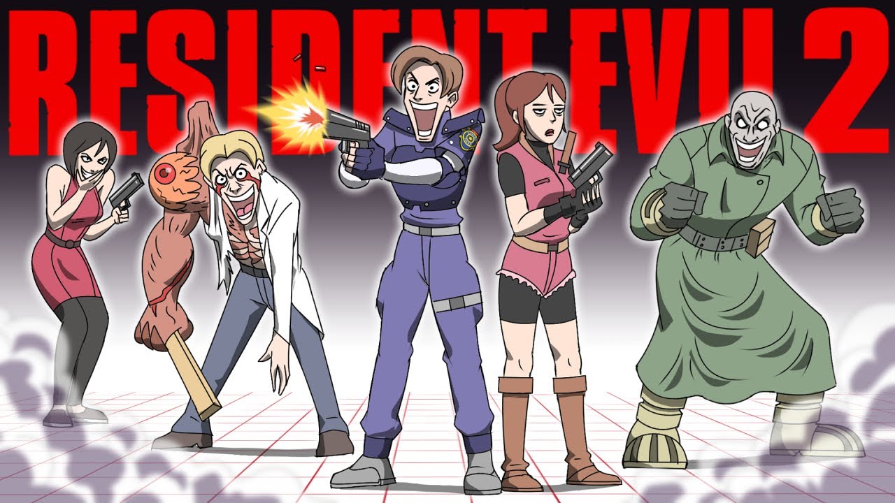 Resident Evil 2 Animation — ИГРОВЫЕ ПРОДЕЛКИ! 🧟‍♀️🧟🧟‍♀️
